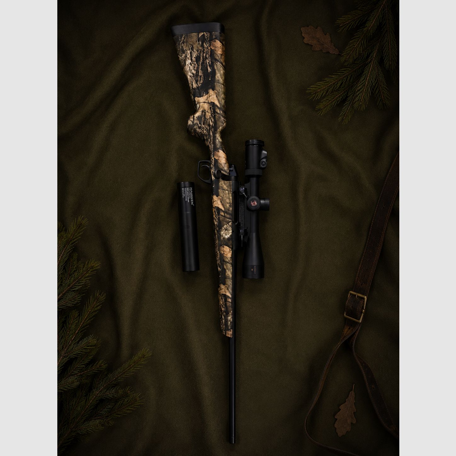 Repetierbüchse Remington mit Hausken Schalldämpfer