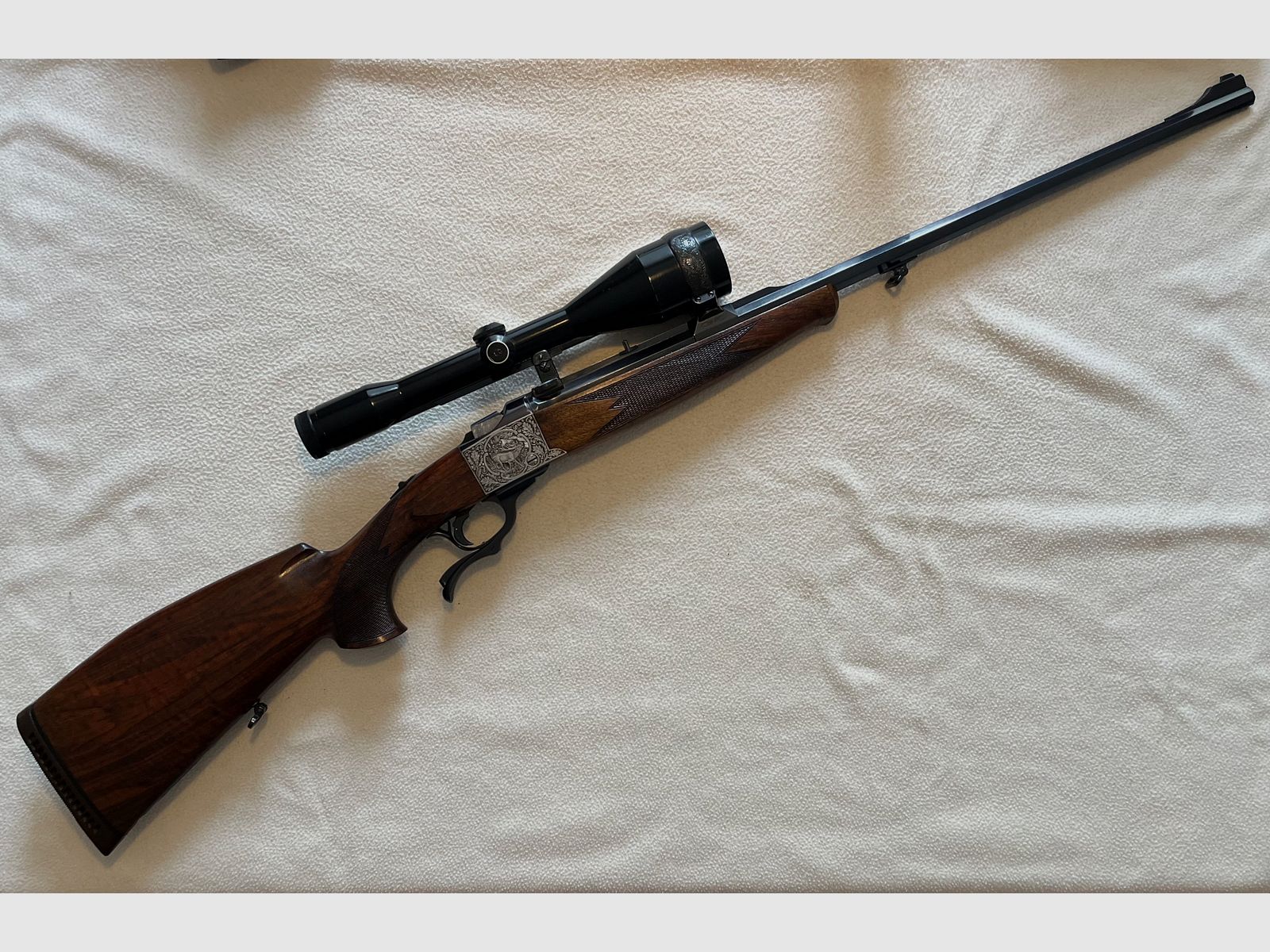 Heym Ruger Blockbüchse Nr. 1, HR 38 G de Luxe, 8 x 68 S