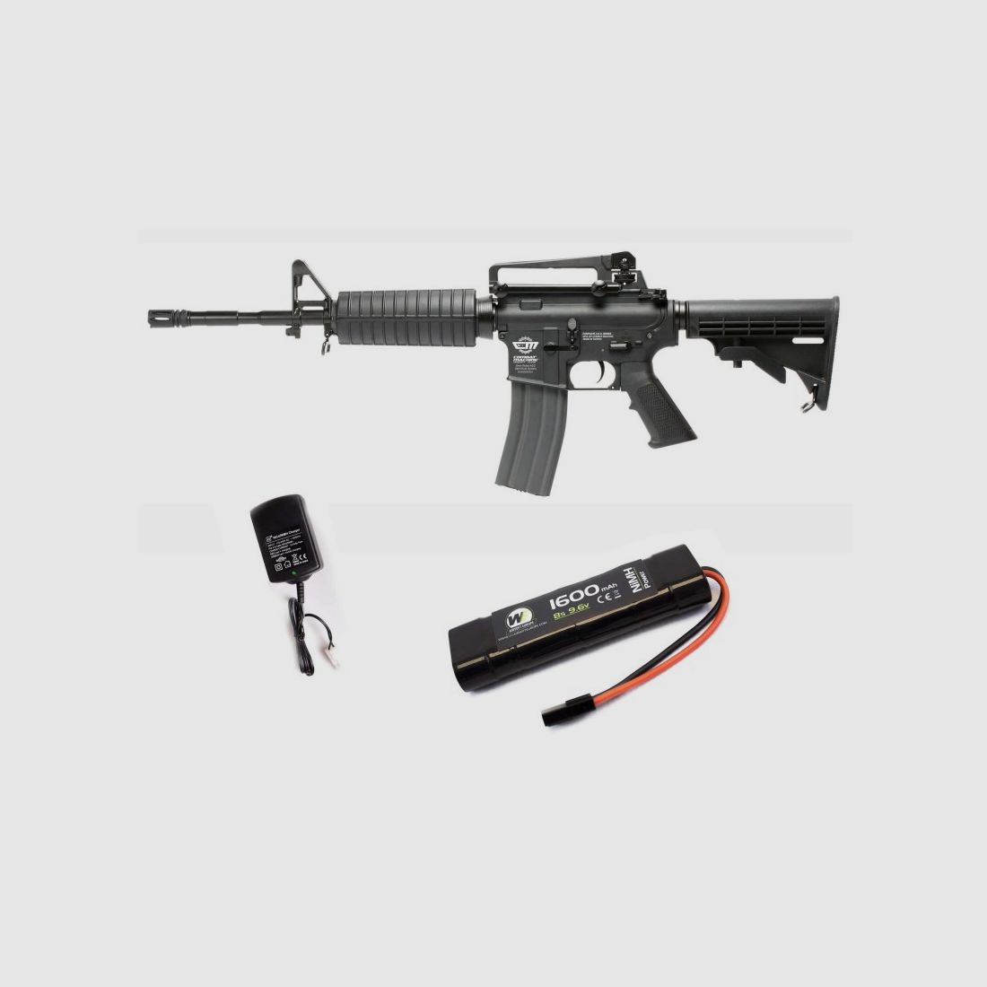 Pack complet AEG + batterie + chargeur cm16 carabine Noir - G&G