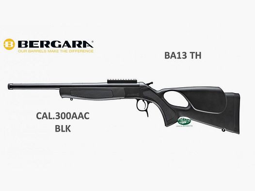 BERGARA BA13 TAKE DOWN Thumbhole cal.300 AAC BLK 41 cm