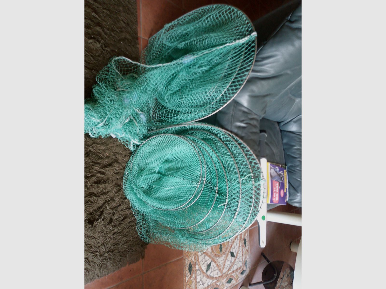 Anguila y reutilización de pescado 60 cm doble viaje