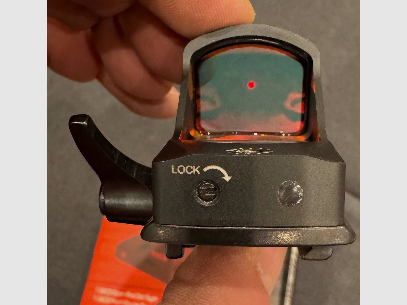 GECO Open Red Dot Sight - Rotpunktvisier 2 MOA mit Picatinny-Aufnahme & OVP
