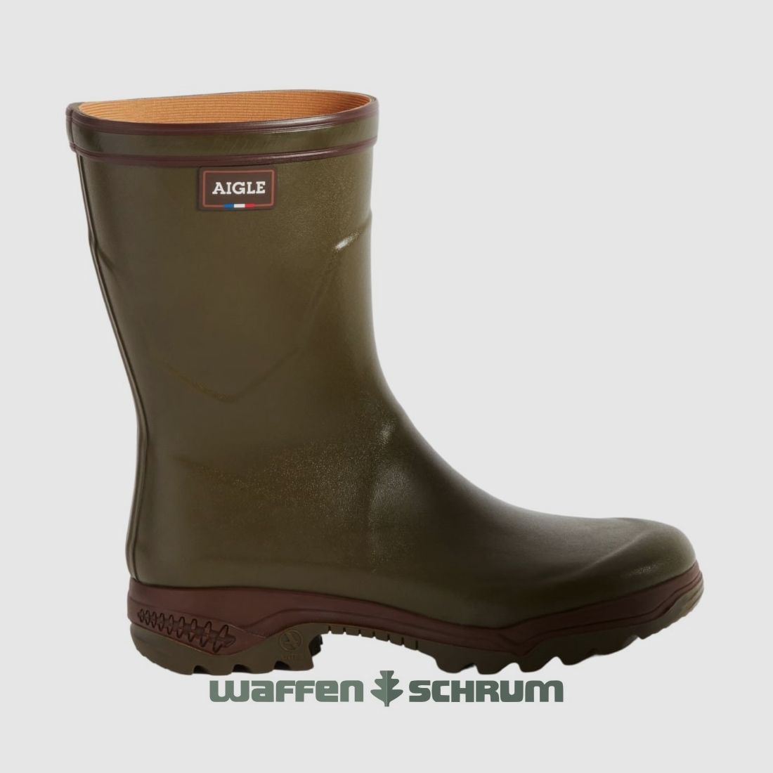 Aigle Gummistiefel Parcours 2 Halbstiefel Bottillon Khaki