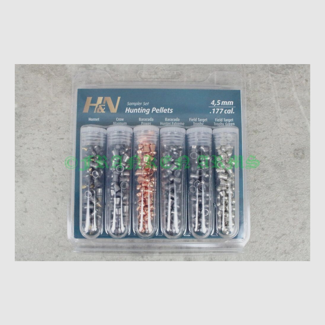 H&N	 Testkugeln Hunting Pellets 4,5mm 215 Stück