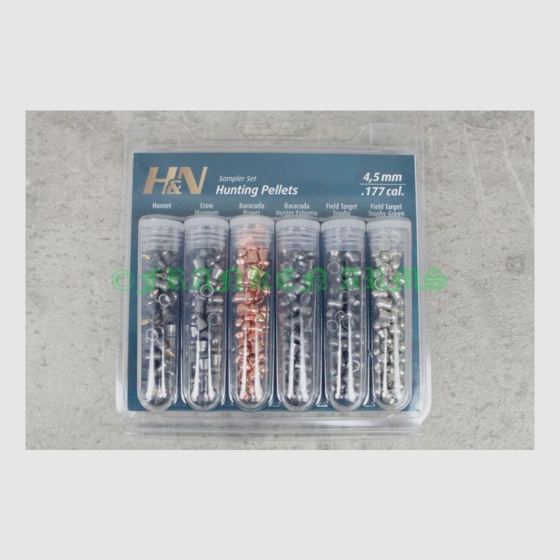 H&N Test Balls Hunting Pellets 4.5mm 215 pieces