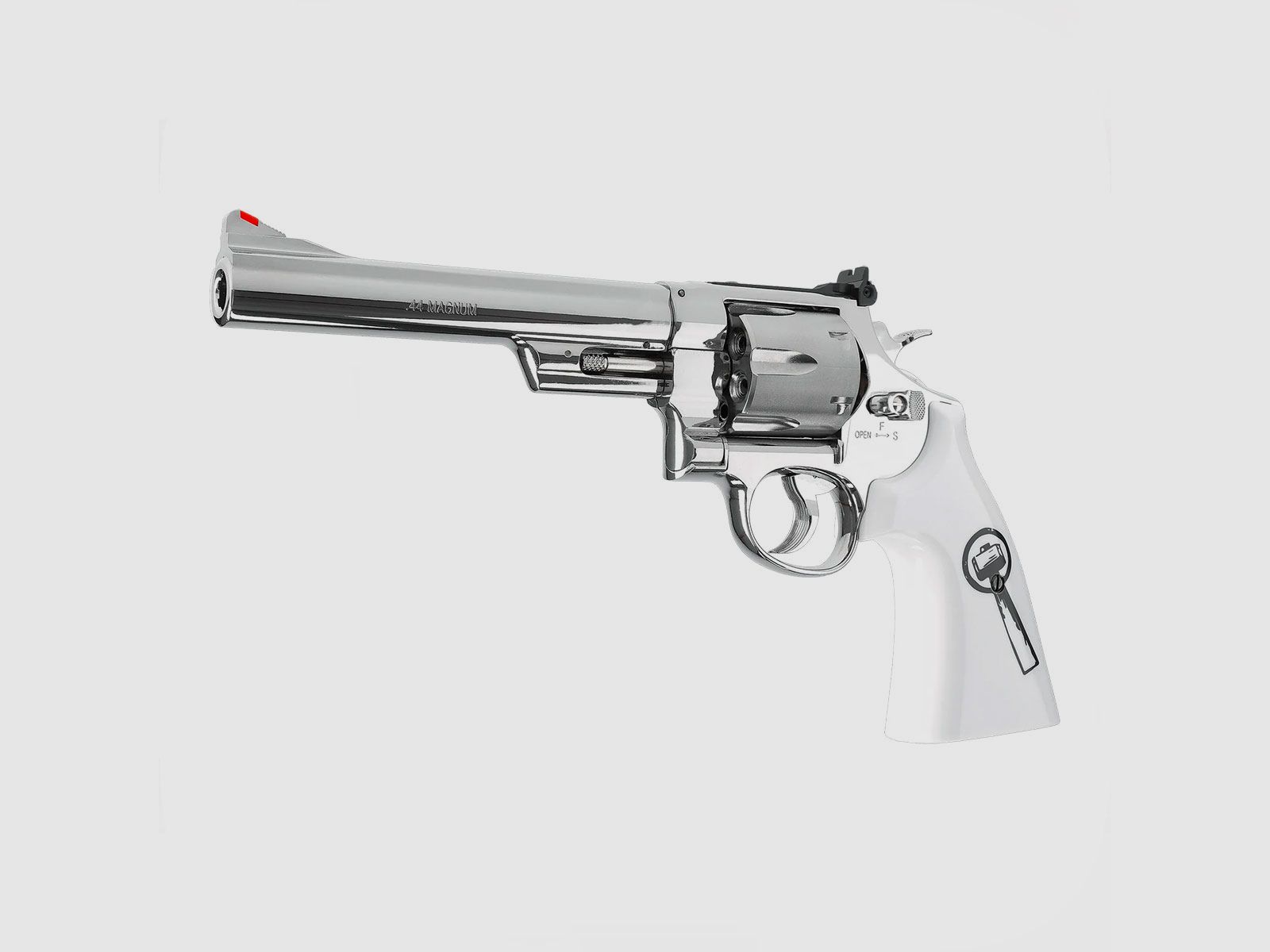 REVOLVER – UMAREX – SMITH & WESSON 629 Trust Me 4,5 mm (.177) Pellet, CO₂, < 3,0 J, Stahlfinish, Bild 2 von 3