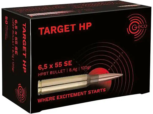 GECO	 6,5x55 Target HP 8,4g/130grs.