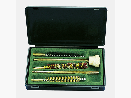 Fritzmann 33621-04 Putzzeug-Set 4-tlg. für Kurzwaffen Kal. 9mm .38/ 357