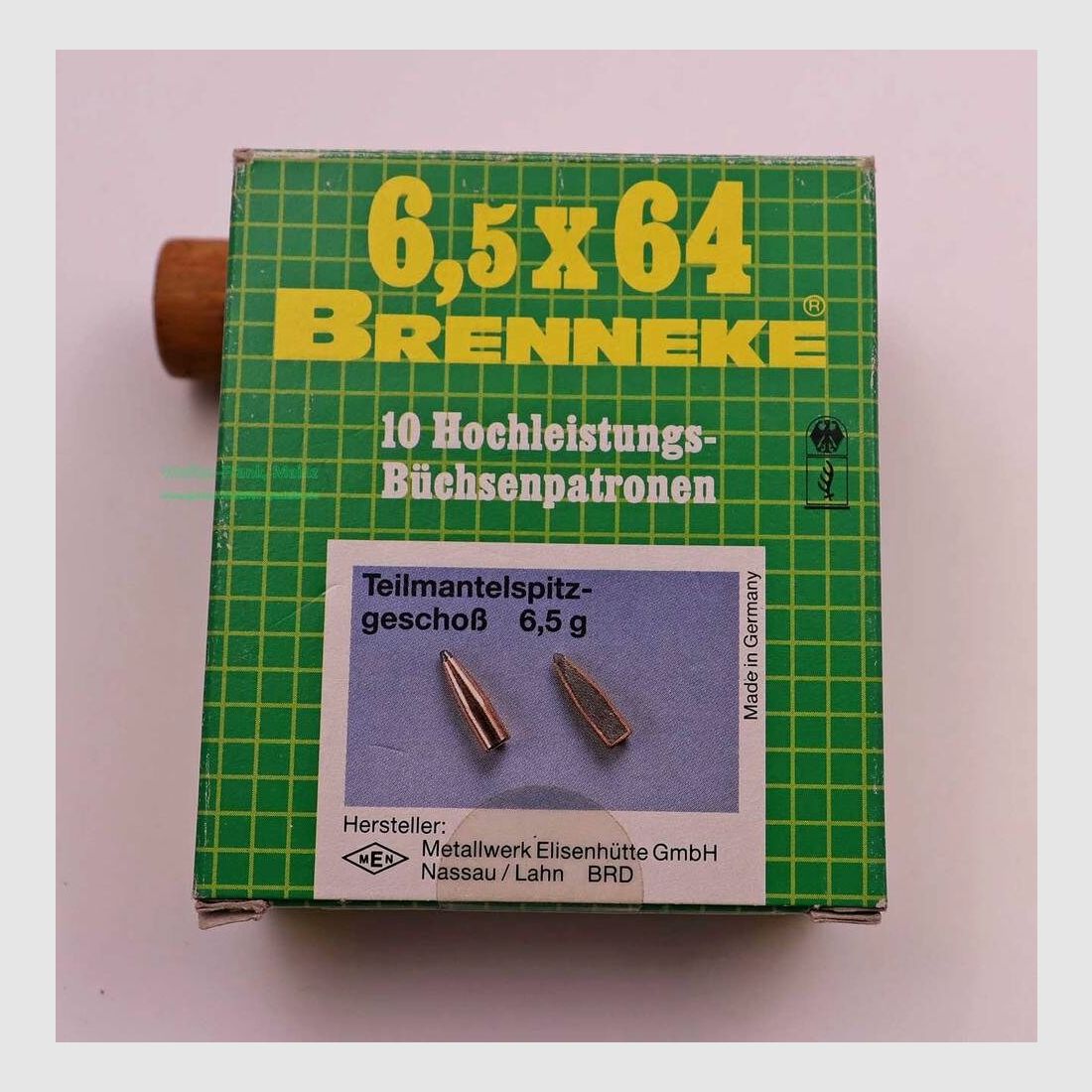 Brenneke - Langenhagen rifle cartridges 6.5x64