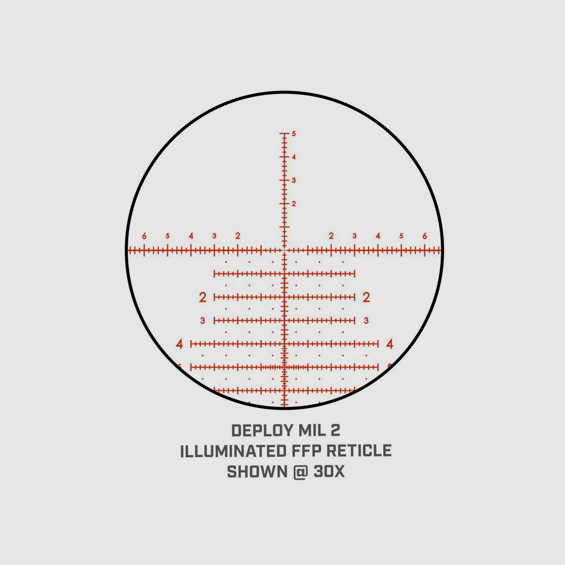 Bushnell Zielfernrohr Match PRO 5-30x56mm Deploy MIL 2 Leuchtabsehen 34mm