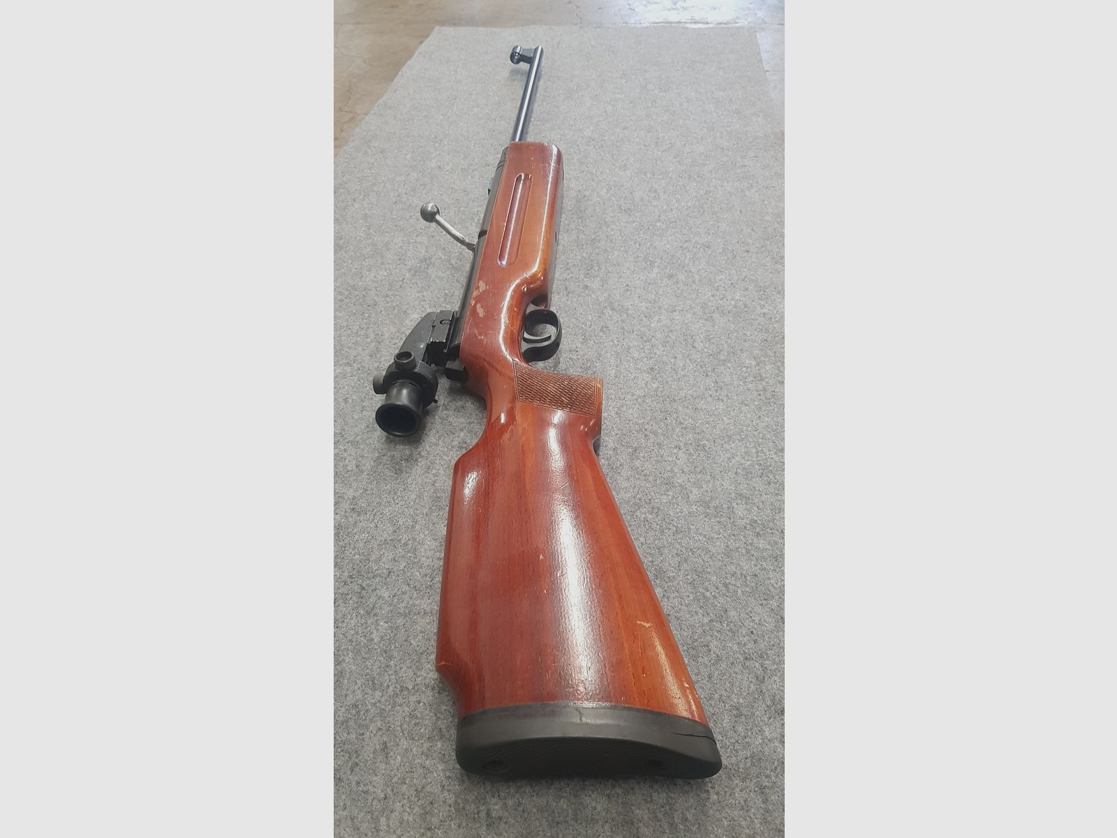 Q1 Schräger Korntunnel Halter Haenel Mod. 311  mit Feinabzug und Diopter Durchlader cal. 4,5mm Diabolo