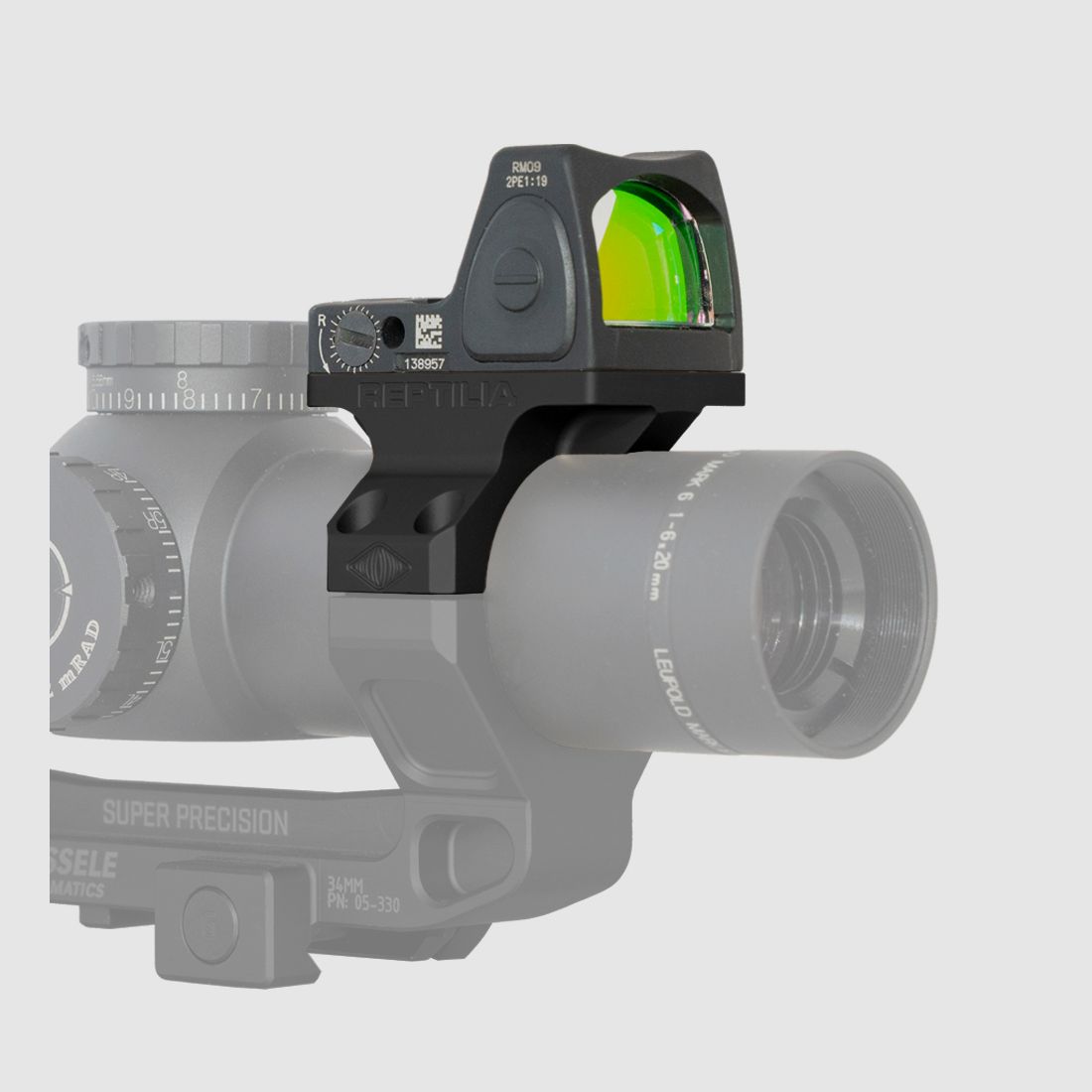 Reptilia 34mm ROF 90 voor Trijicon RMR & SRO optiekmontage Black, afbeelding 2 van 3