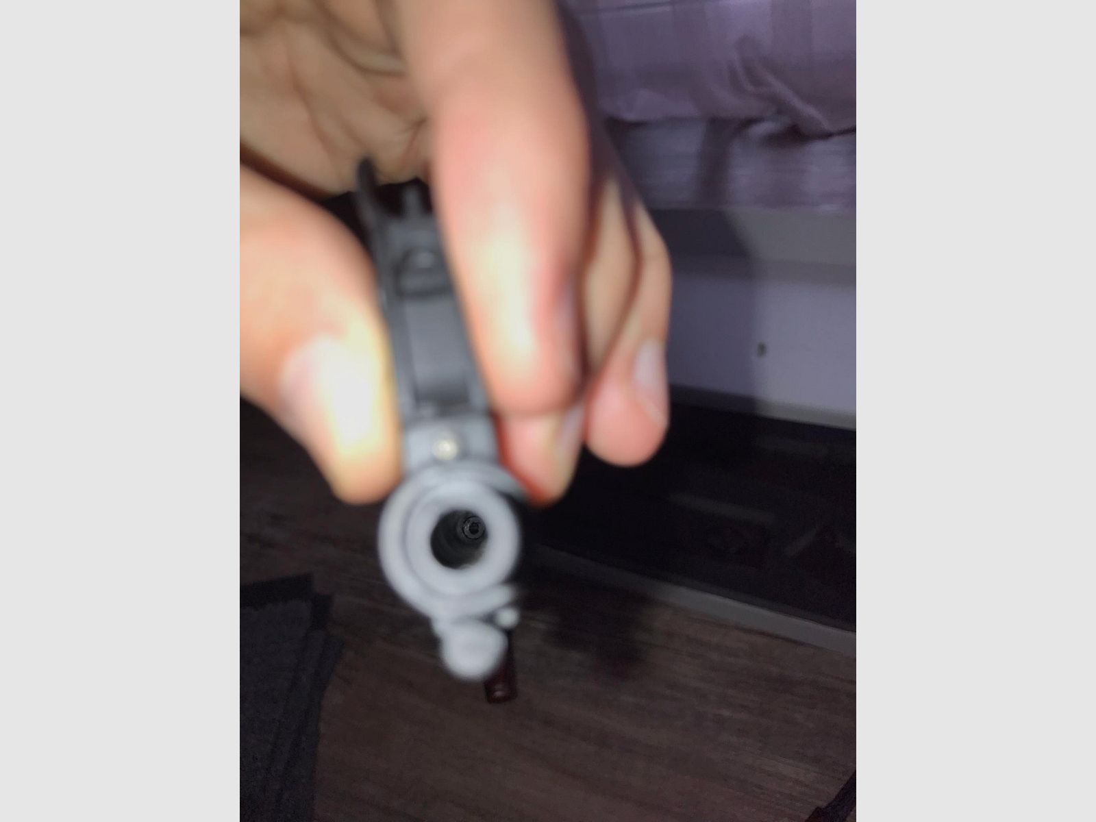 Alloy Army AK74/AKM miniature model scale 1/2.05 metal fully disassemblable, shell ejection