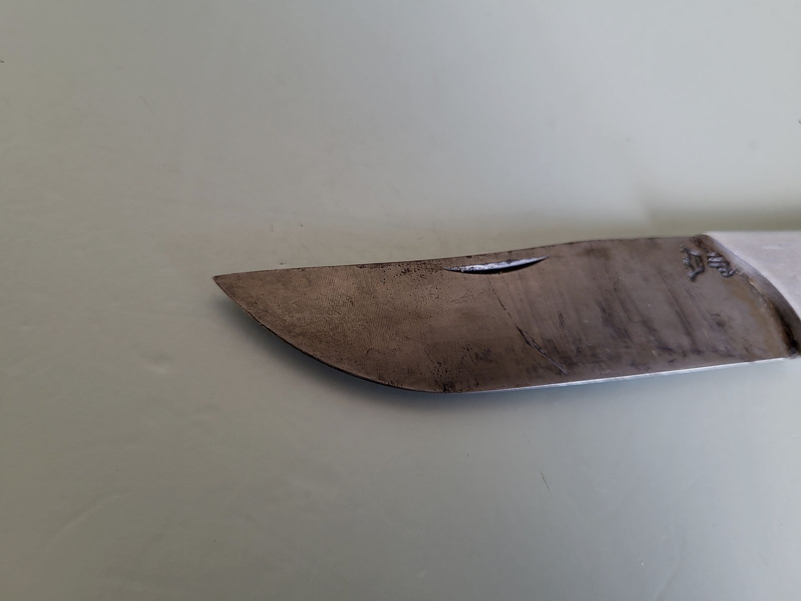 2 WK - WW cuchillo - cuchillo de soldado arte de trinchera - años 1940