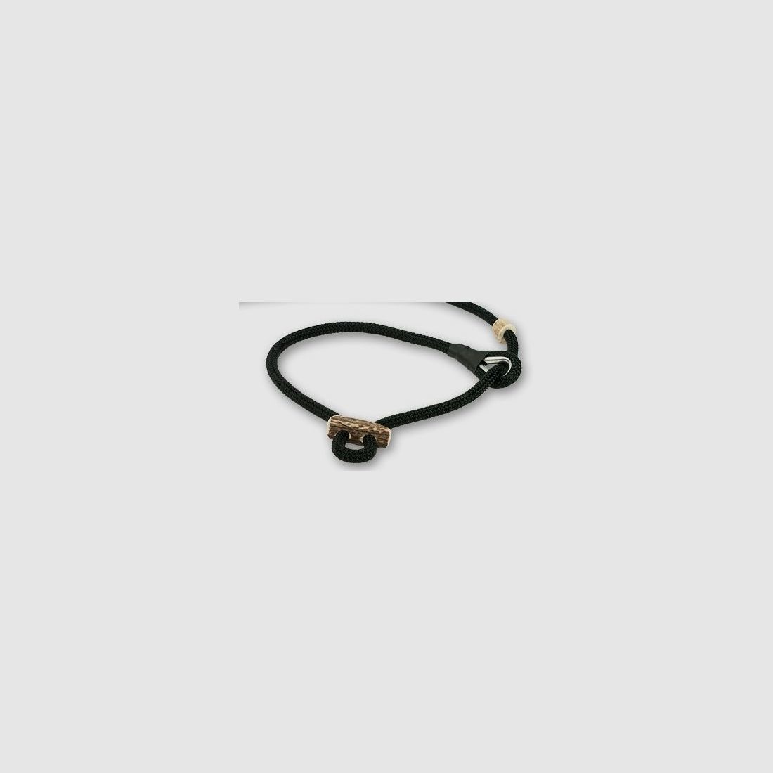 Mystique® Field trial moxon Lijn 8mm 150cm zwart met hoornstopper, afbeelding 2 van 2
