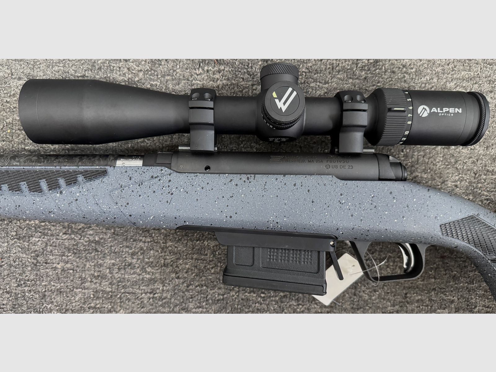 Savage 110 Carbon Predator BA 6,5mm Creedmoor met Alpenoptics APEX 2,5-16x42 - nieuw wapen, afbeelding 8 van 9