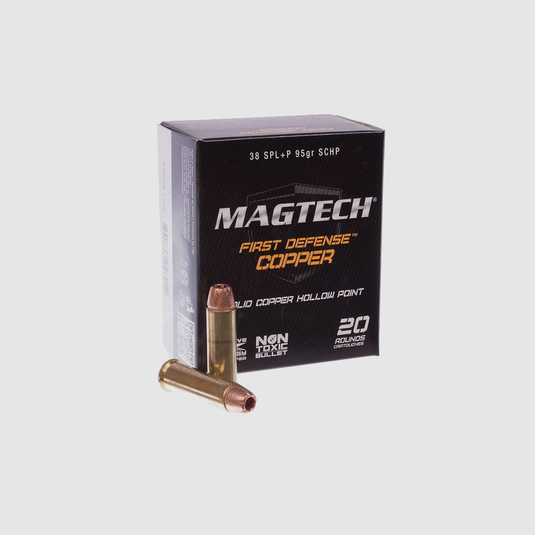 Magtech First Defense Copper – .38Spec. – 20er Pack
