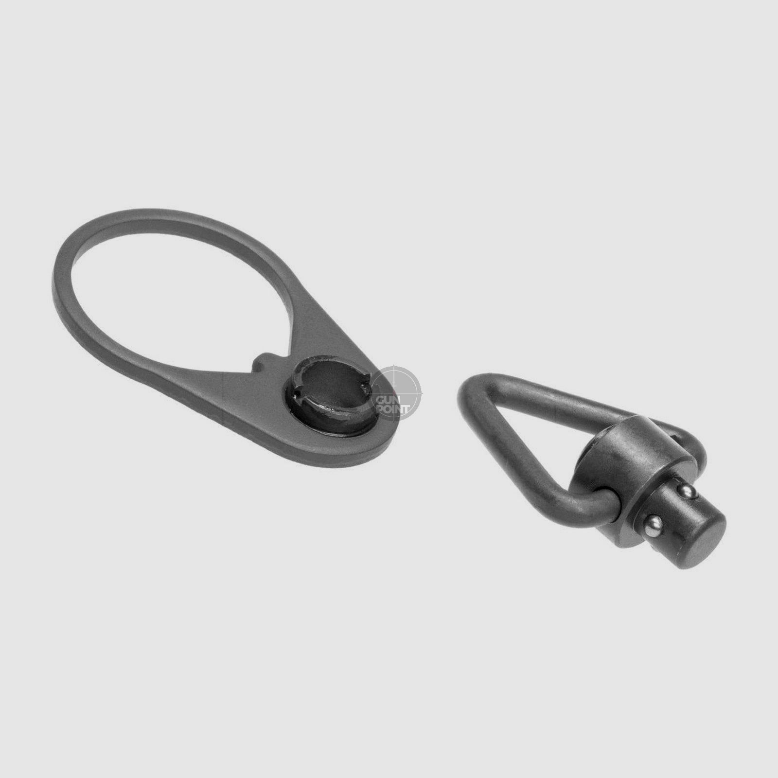 Ares End Plate QD Sling Mount with Sling Swivel