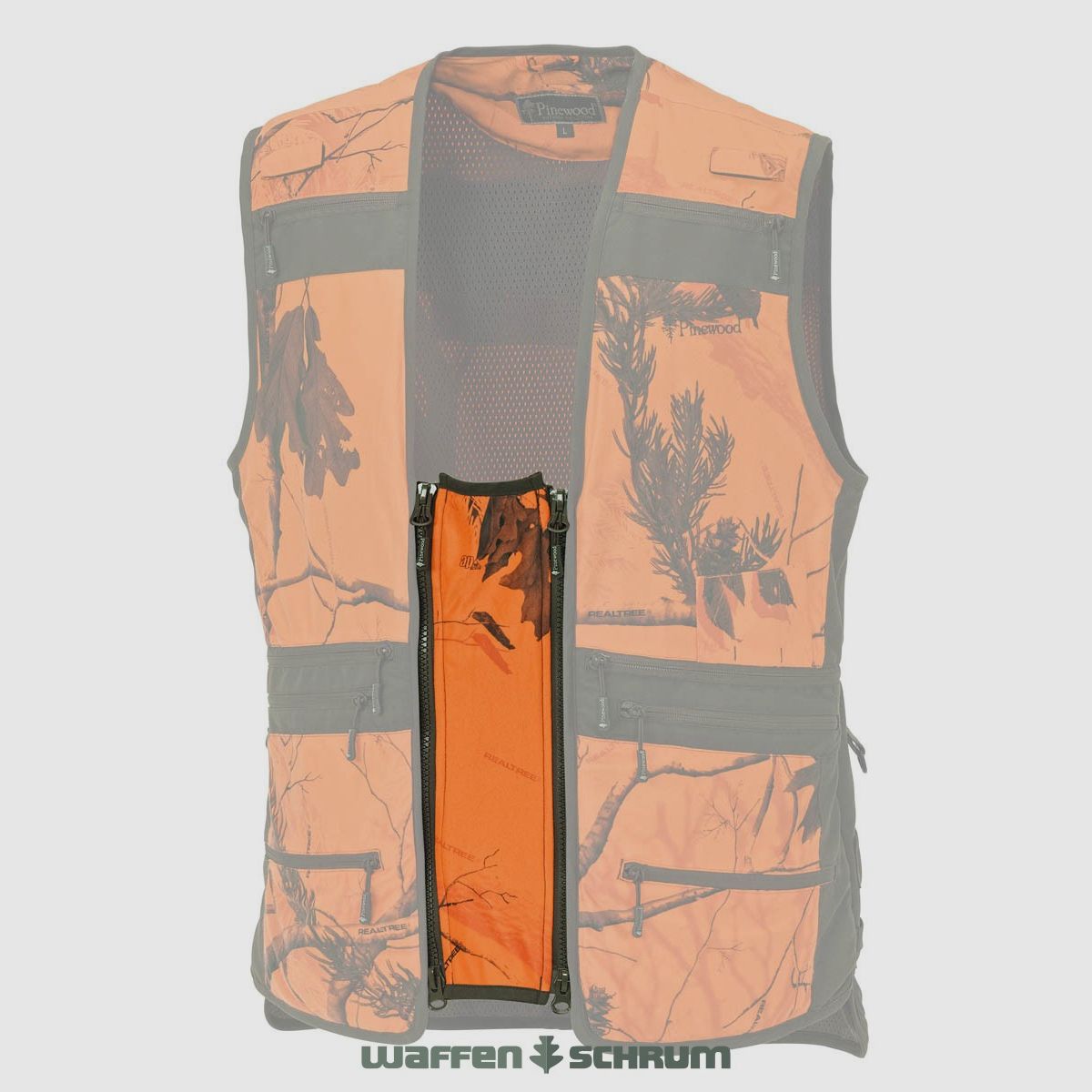 Pinewood Zip-In - Erweiterung Damen Orange AP Blaze