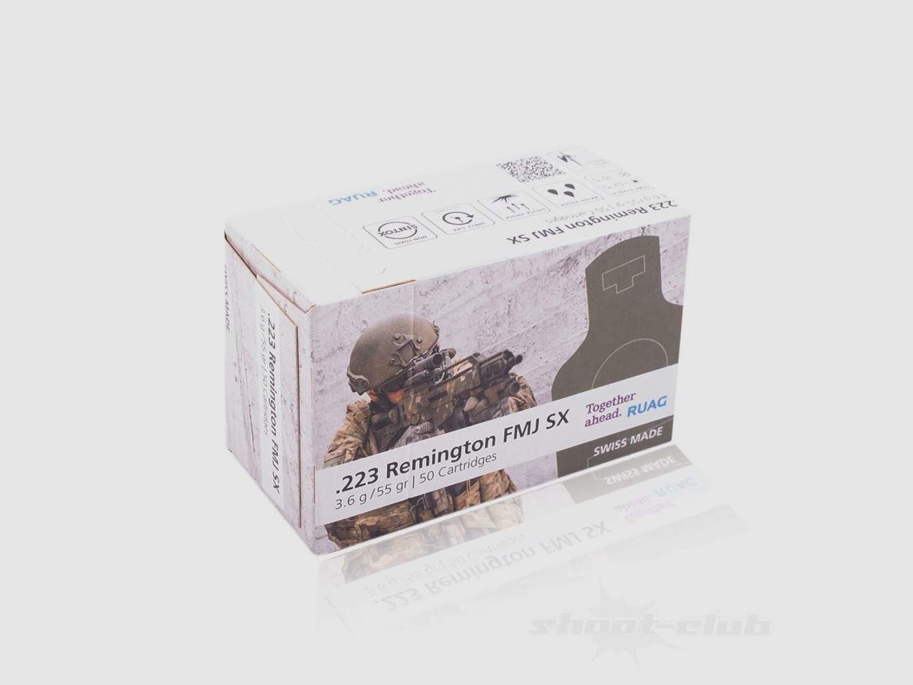 Swiss P FMJ SX