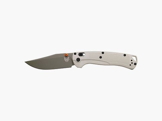 BENCHMADE TAGGEDOUT TAN UND GRÜN MESSER