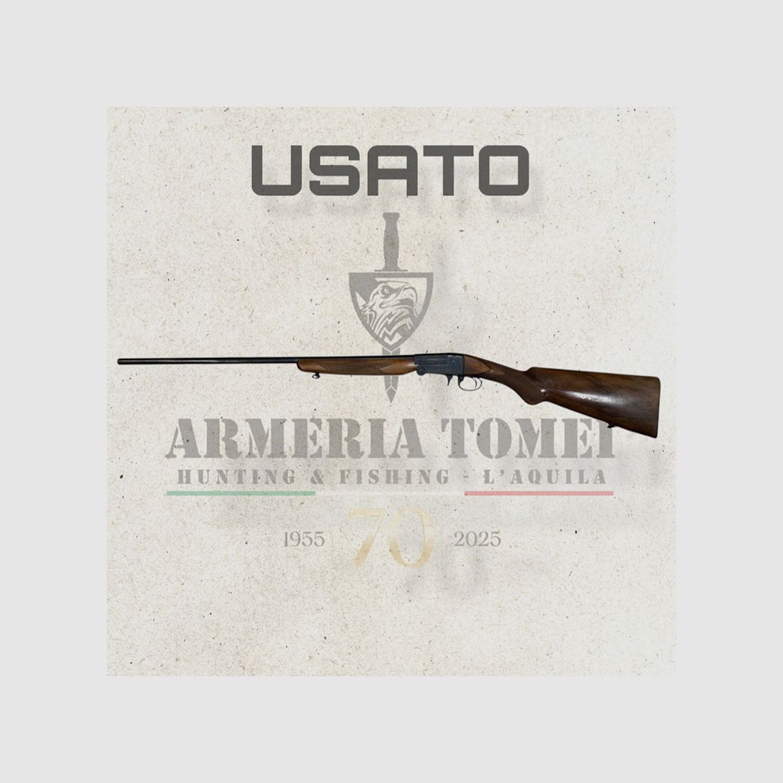 USATO – FUCILE MONOCOLPO – BERETTA cal. 32, immagine 4 di 5