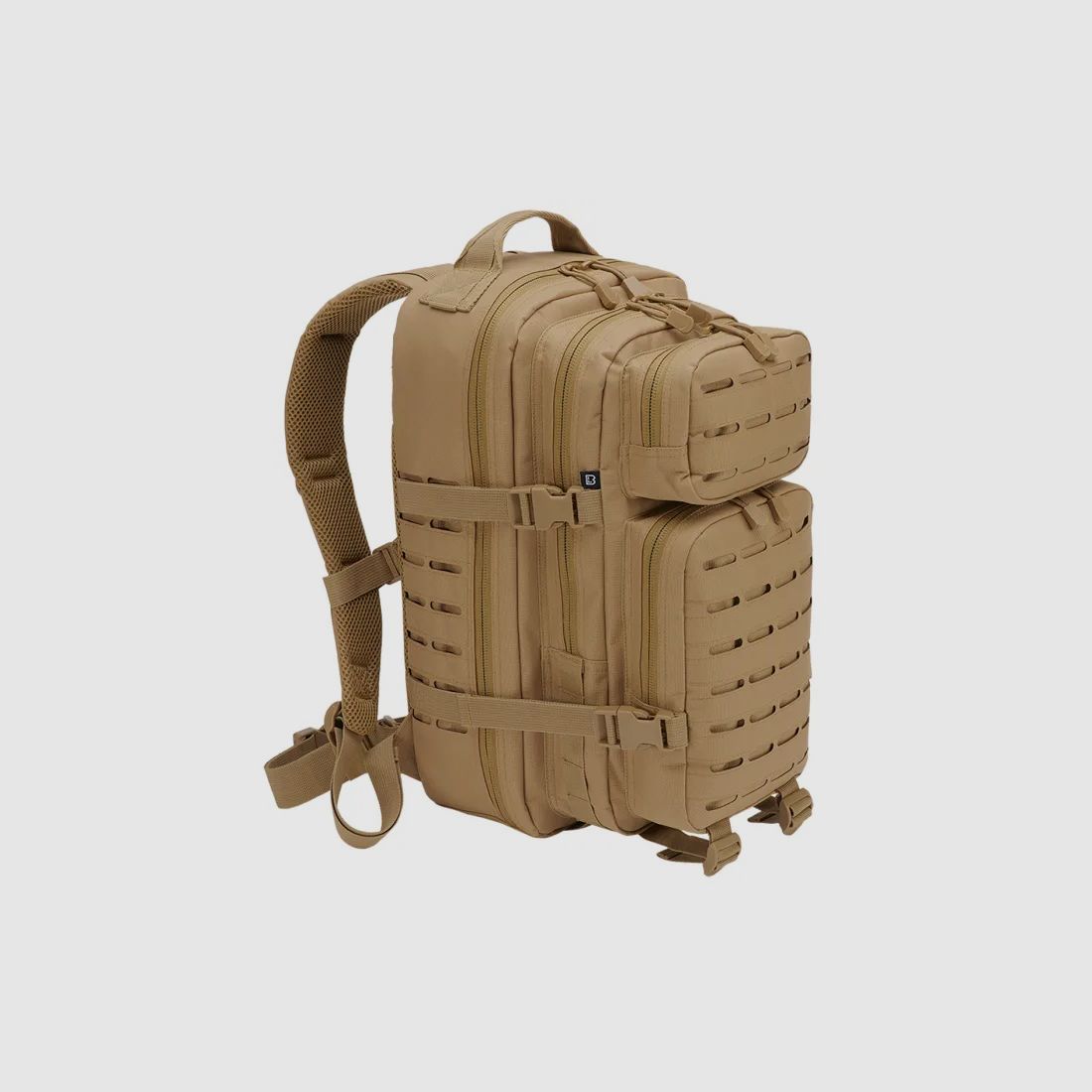Brandit US Rugzak Cooper LASERCUT - Medium - 25 Liter - Kameel (Beige)