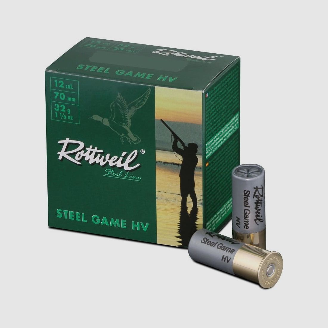 Jeu d'acier Rottweil HV 12/70 3,25 mm - 25 pièces.