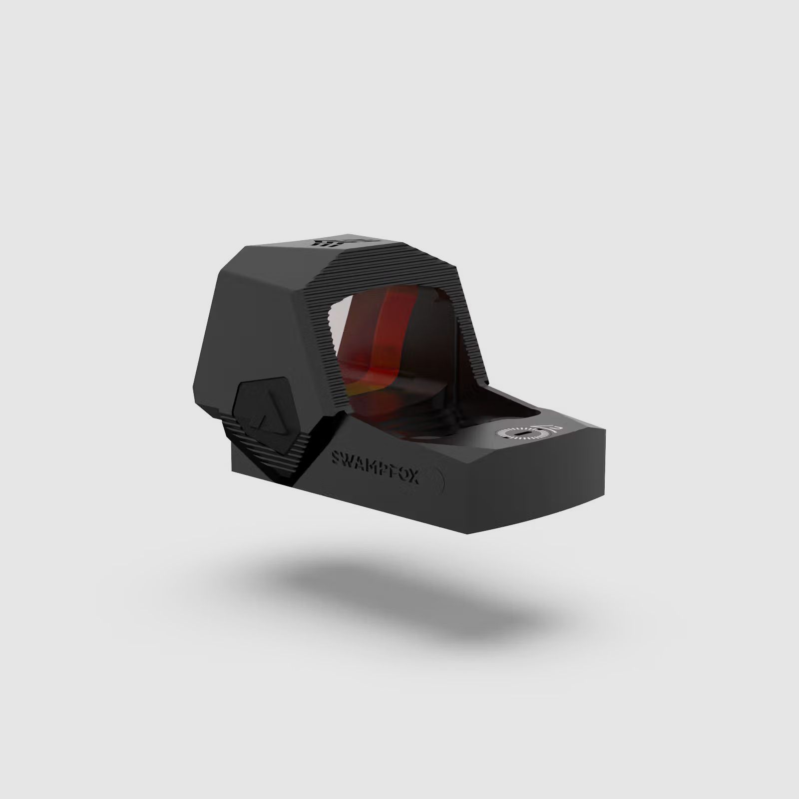 Swampfox Sentinel II 1x20 RMSc Micro-Reflexvisier - 3 MOA Dot, rot, Blackout Rear Sight Guide