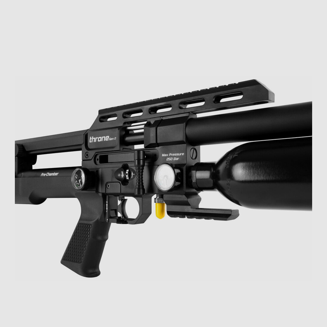 reximex Throne Gen2 PCP Gewehr 4,5mm Diabolos Schwarz