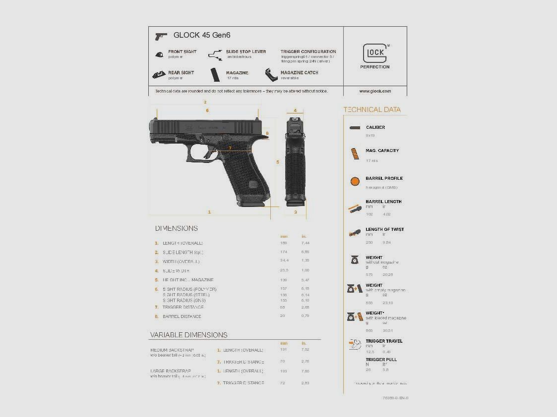 GLOCK 45 Gen 6 OR 9x19mm, Bild 16 von 17