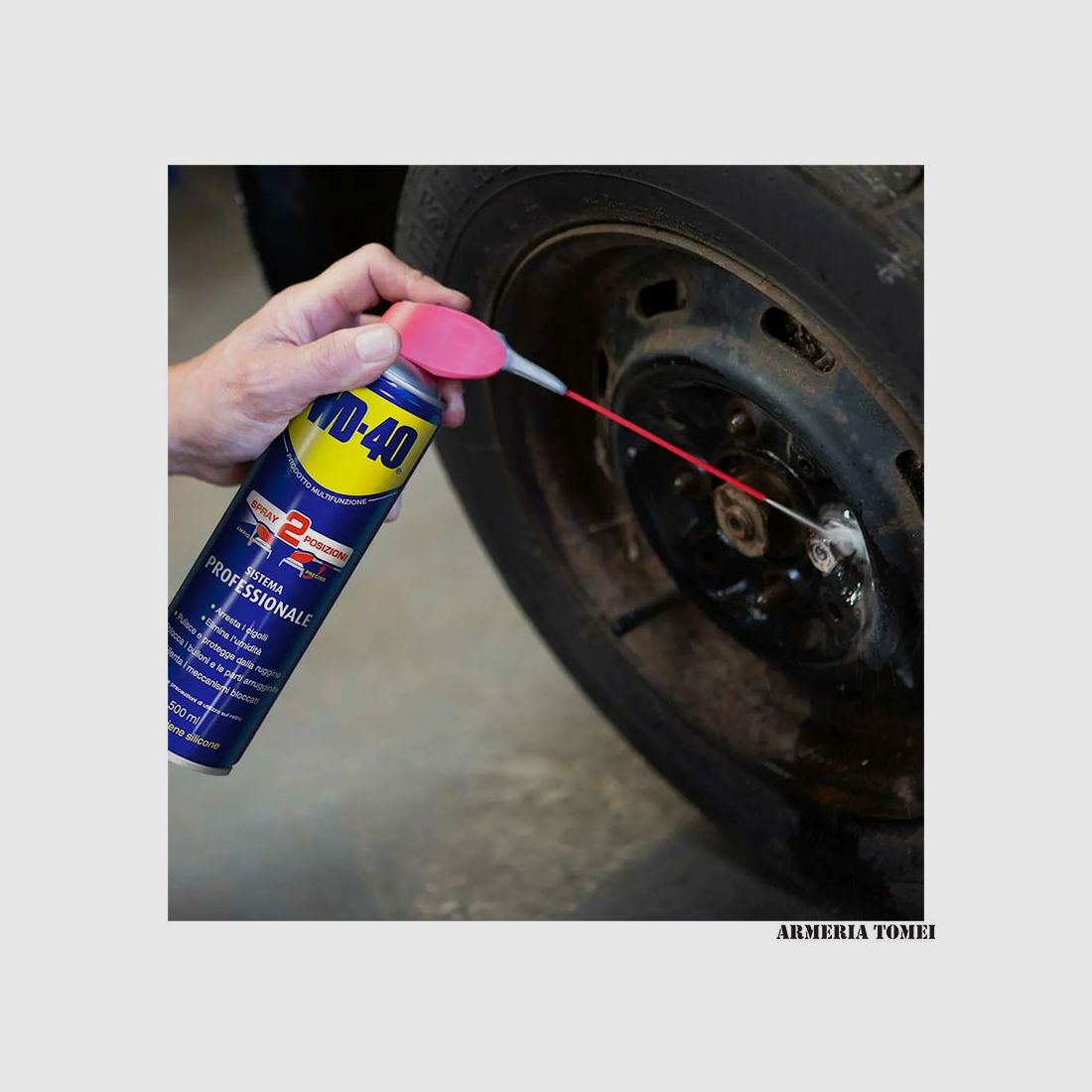 WD-40 – MULTIFUNCTIONEEL SPUITBUS 2 POSITIES PROFESSIONEEL SYSTEEM 500ml (bevat geen silicone), afbeelding 2 van 5