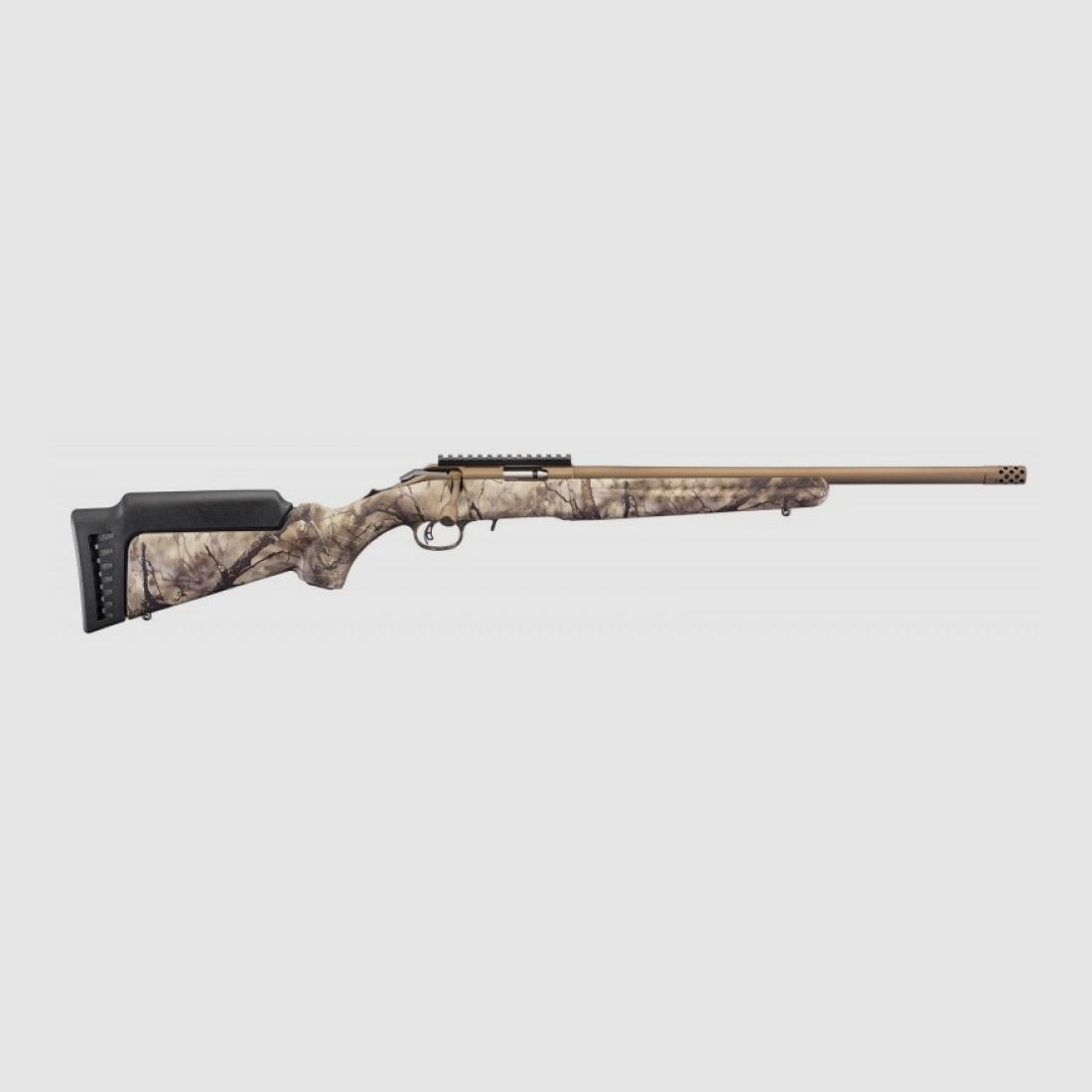 Ruger American Rimfire Standard, .17 HMR, GoWild Camo, 18", 9 colpi