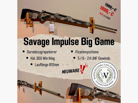 Savage Impulse Big Game 300Win Mag