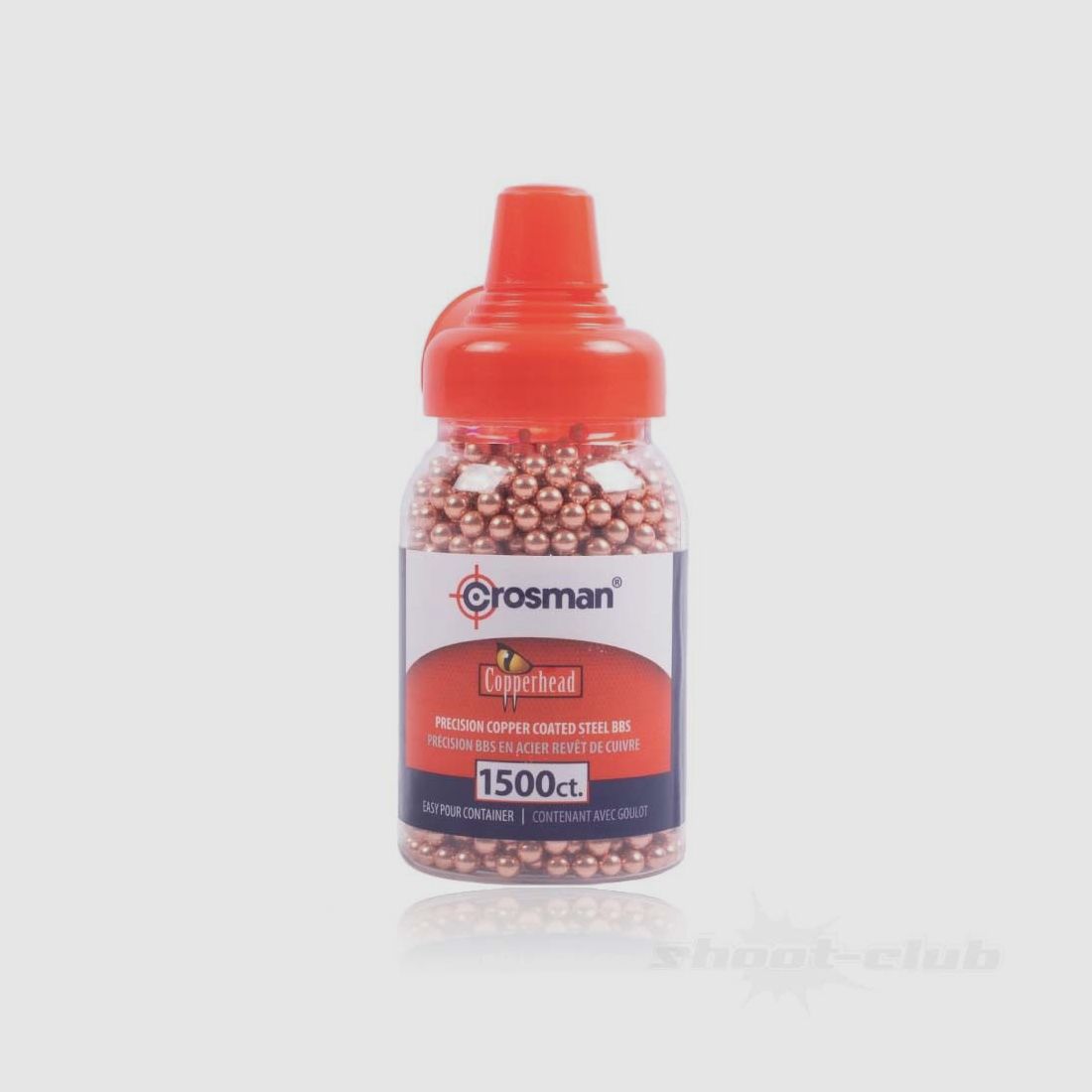 Crosman 1500 Crosman Copperhead Pallini in acciaio 4,5 mm per armi CO2