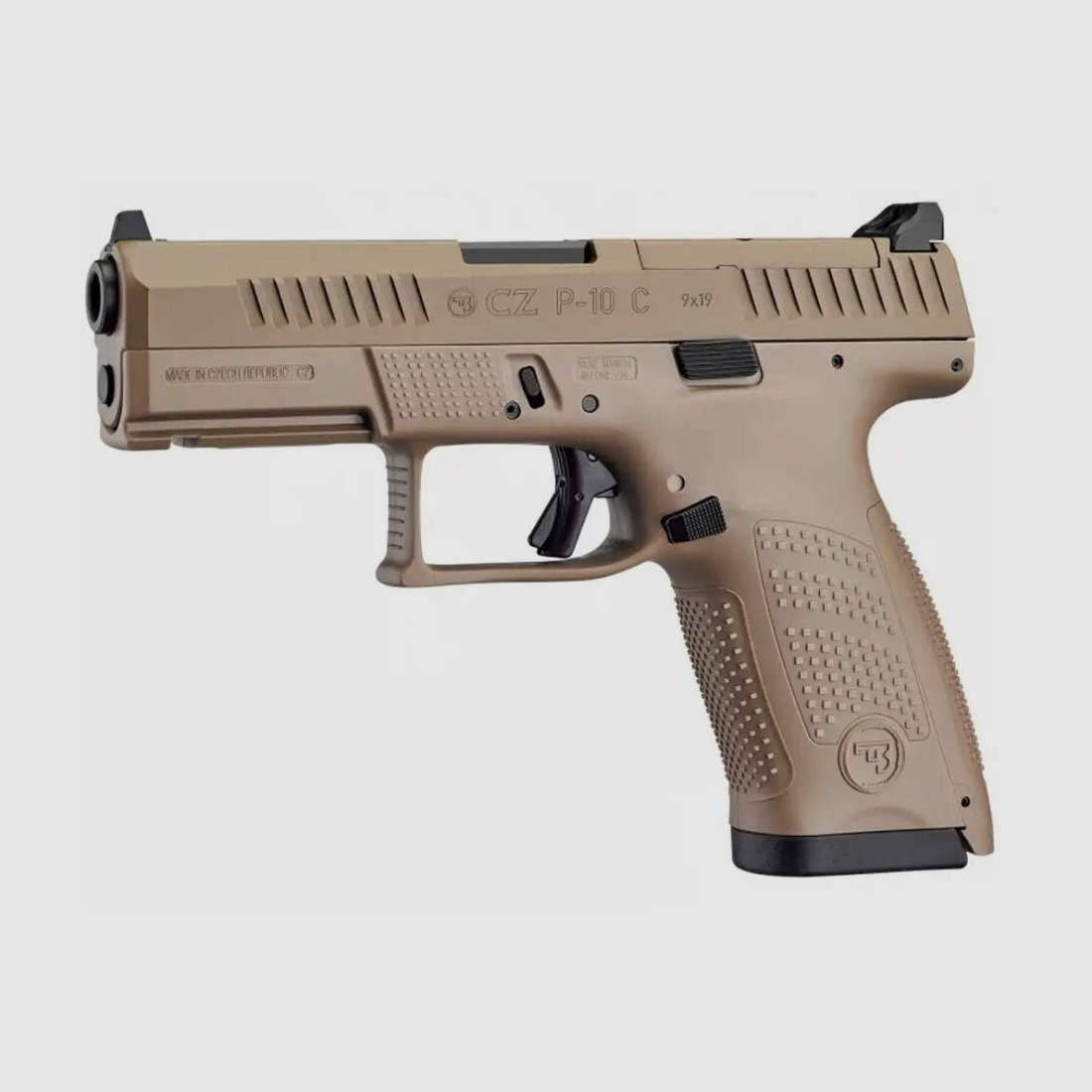 CZ CZ Pistole P-10 C OR FDE 9mmLuger, Optics Ready, SFA - Striker Fire Action