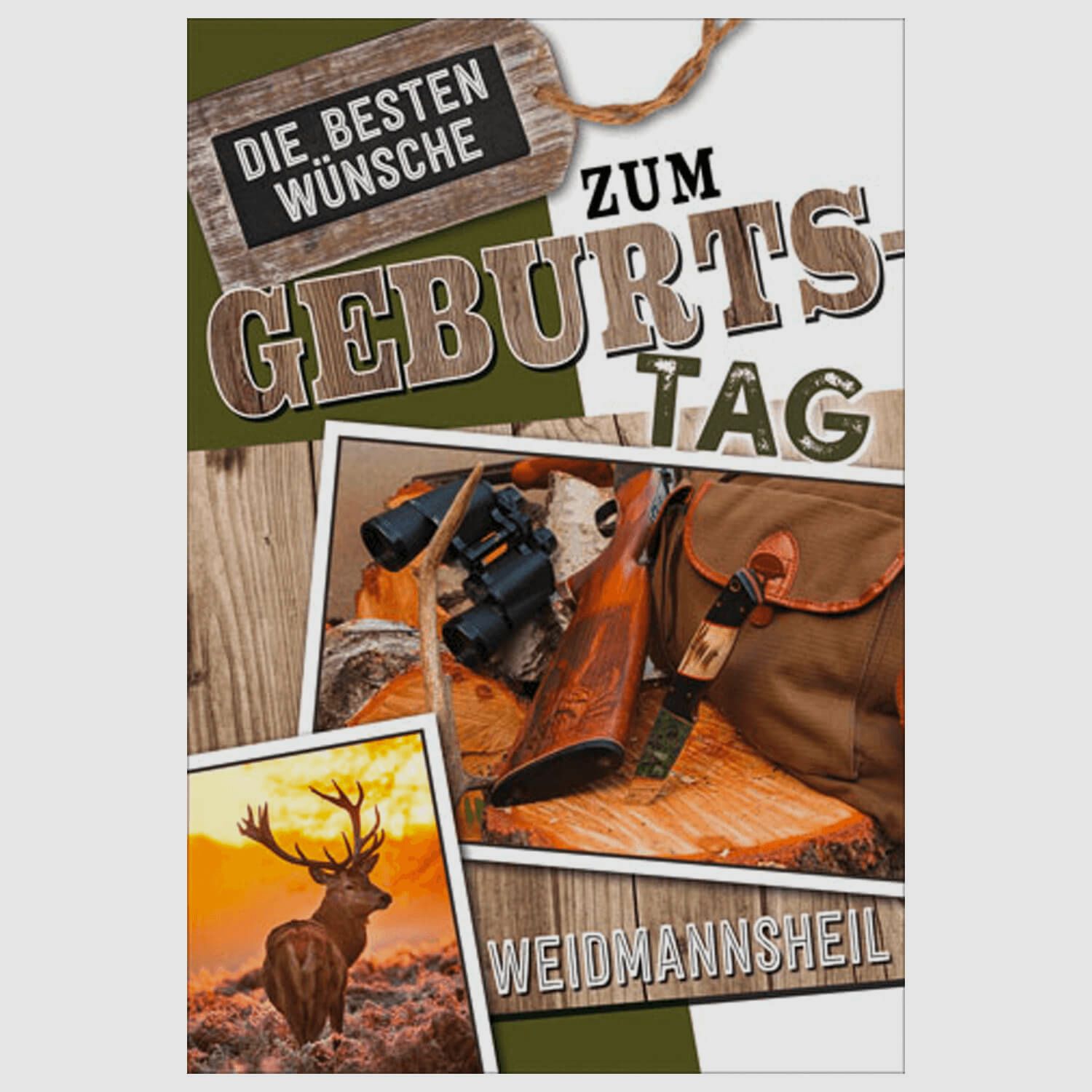 Jagd Geburtstagskarten - 2