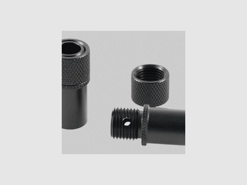 Schalldämpferadapter M10x1 auf 1/2UNF, Bild 1 von 9