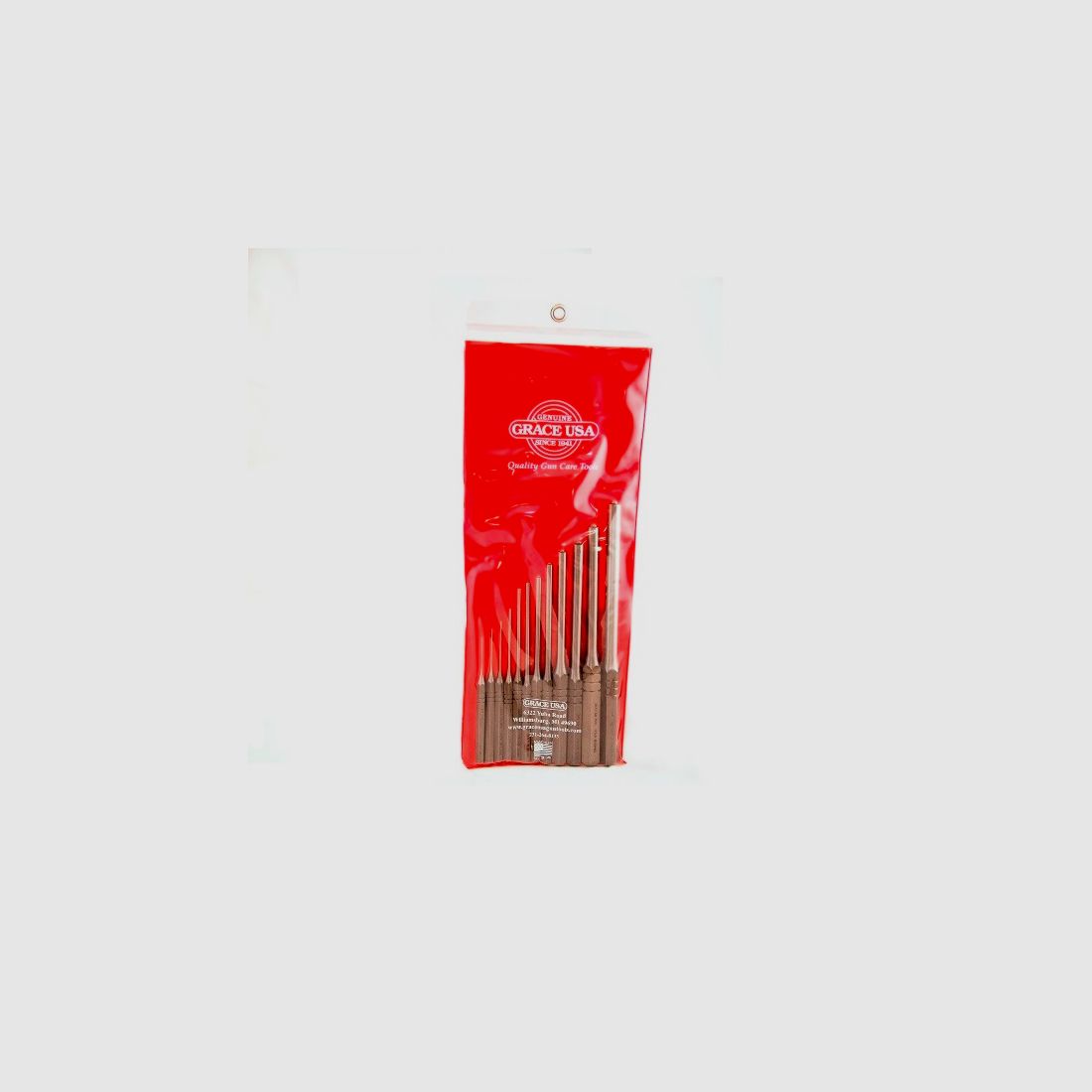 12 steel pins round gunsmith