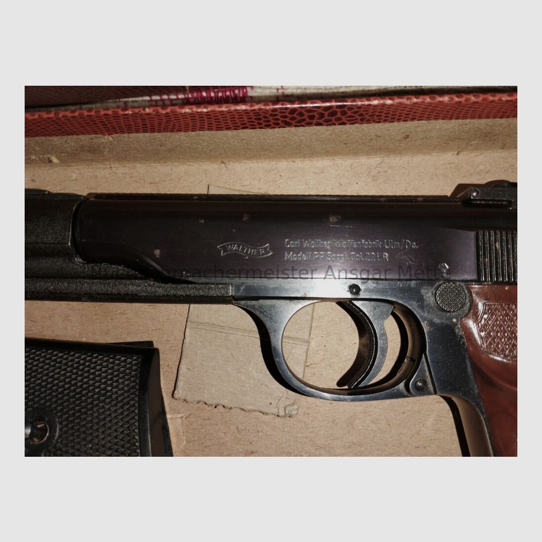 Walther PP Sport dans OVP PP Sport