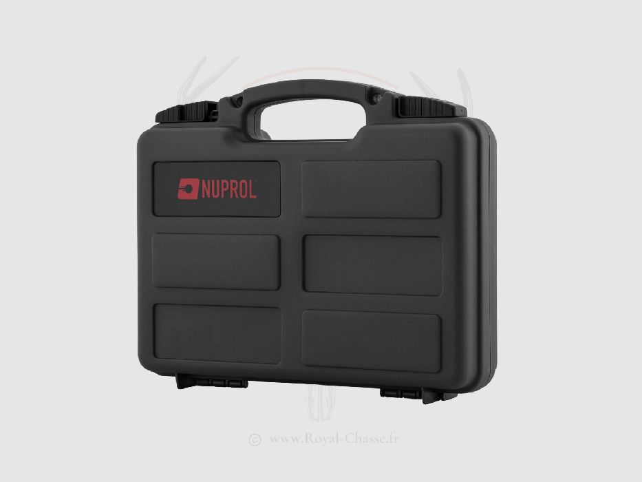 Mallette ABS moussée pour pistolet NOIRE NUPROL, image 1 sur 5