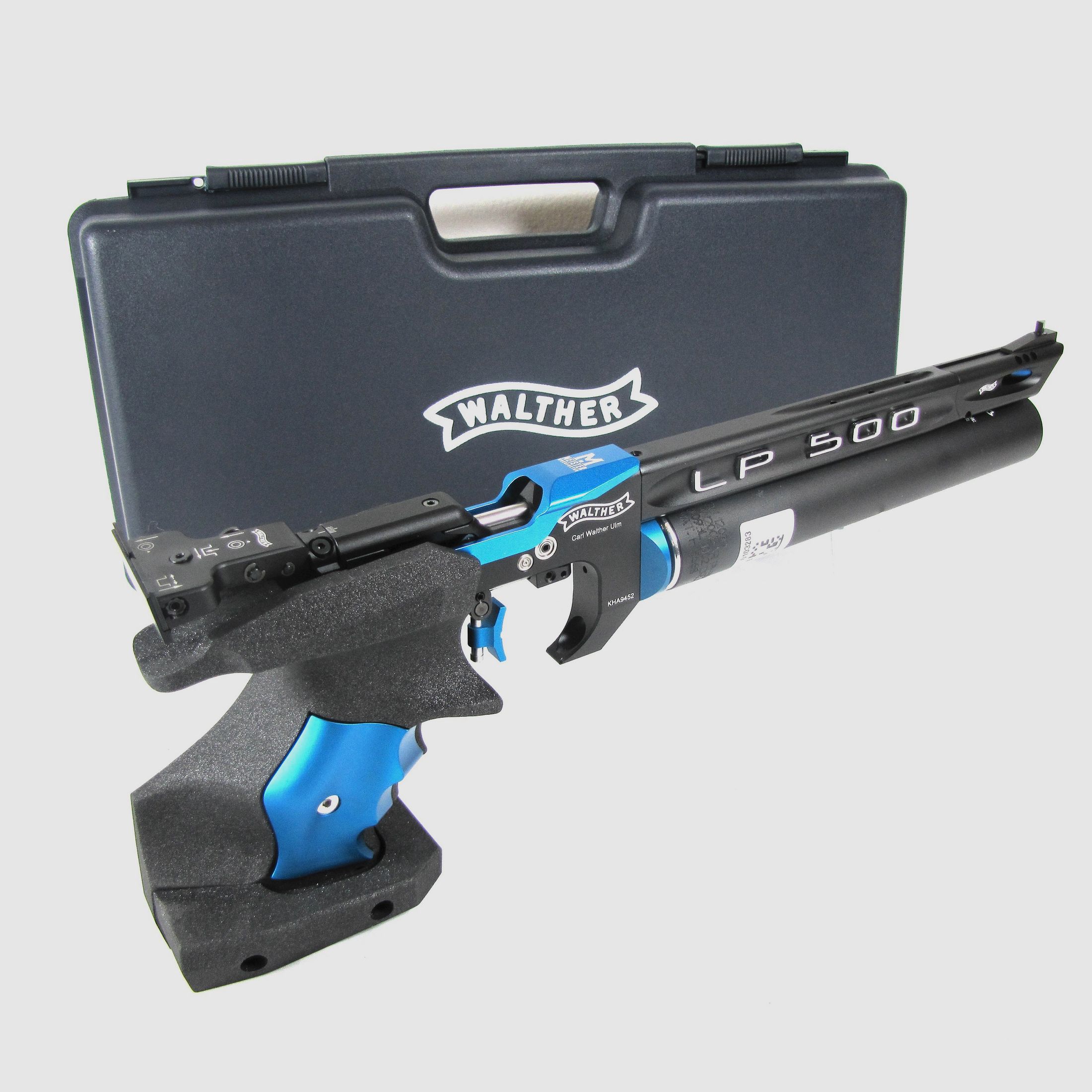 Match -Luftpistole Walther LP500 Meister Manufaktur Blau Neuwertig!!!