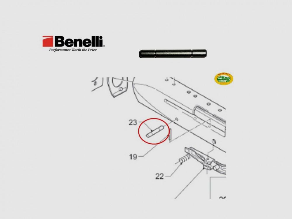 BENELLI Befestigungsbolzen Guardia Kal.12 - 015A