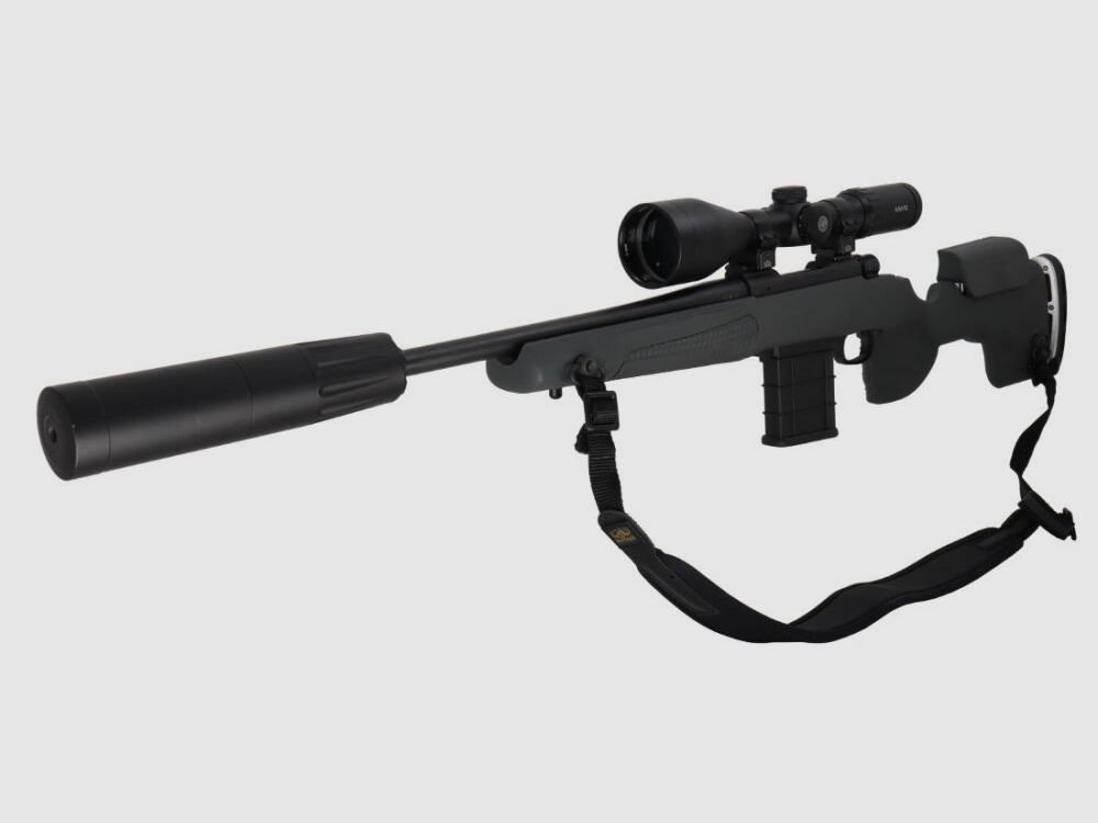 Howa	 M1500 GRS Fenris Schaft, Wechselmagazin, Komplettpaket mit ZF 3-12x56, Schalldämpfer, Montagen