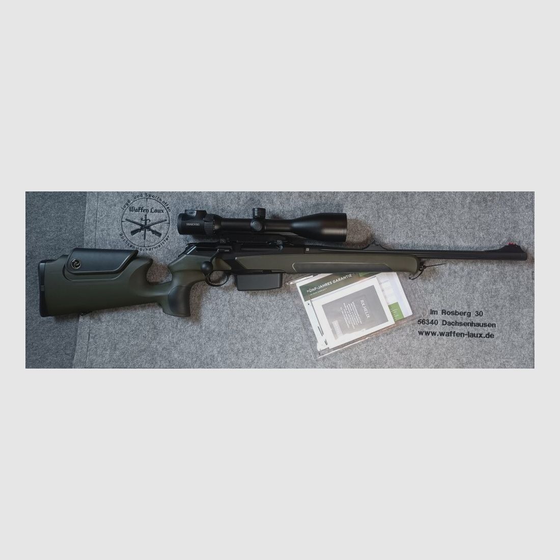 Merkel Modell Helix RX Speedster + ZF Swarovski Z6i 2,5-15x56 Dentler