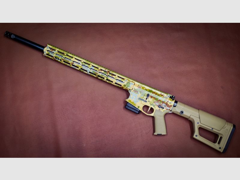 DAR-15 Target Rifle | .223 Rem | 22" Bull-Barrel | Mündungsbremse | Sand-Camo | Match-Abzug, Bild 1 von 6