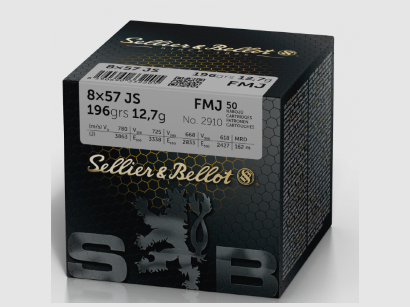 8x57 JS S&B FMJ 196gr VE50