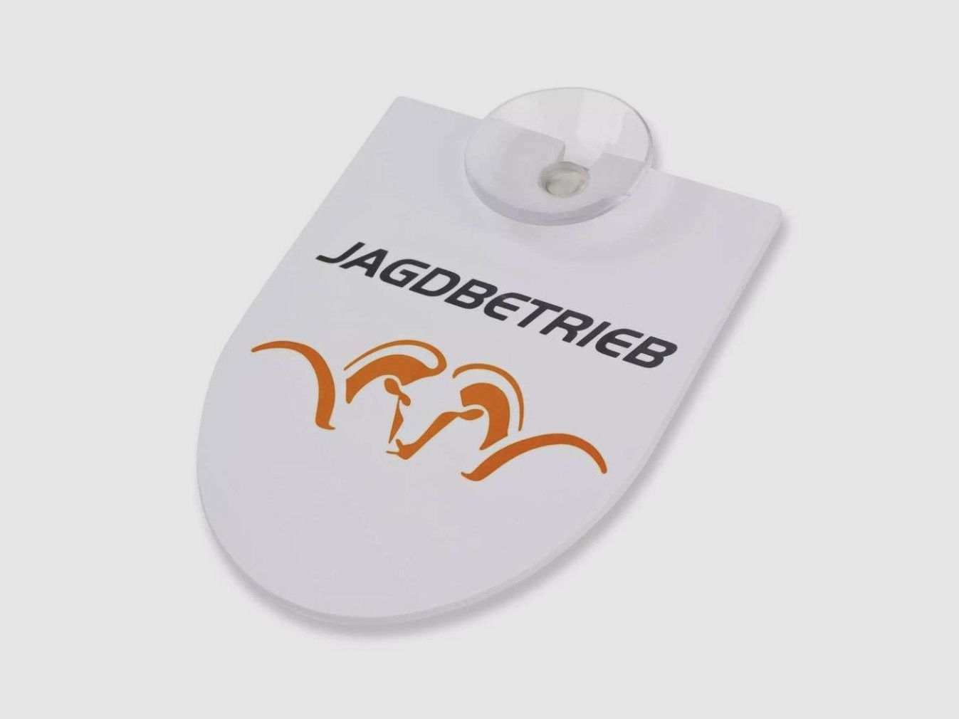 Blaser jacht schild wit