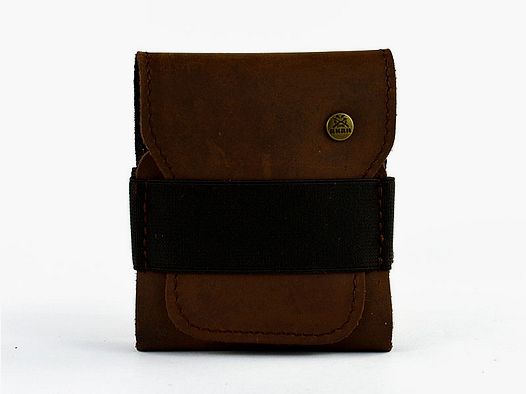 Étui à cartouches AKAH en cuir de buffle