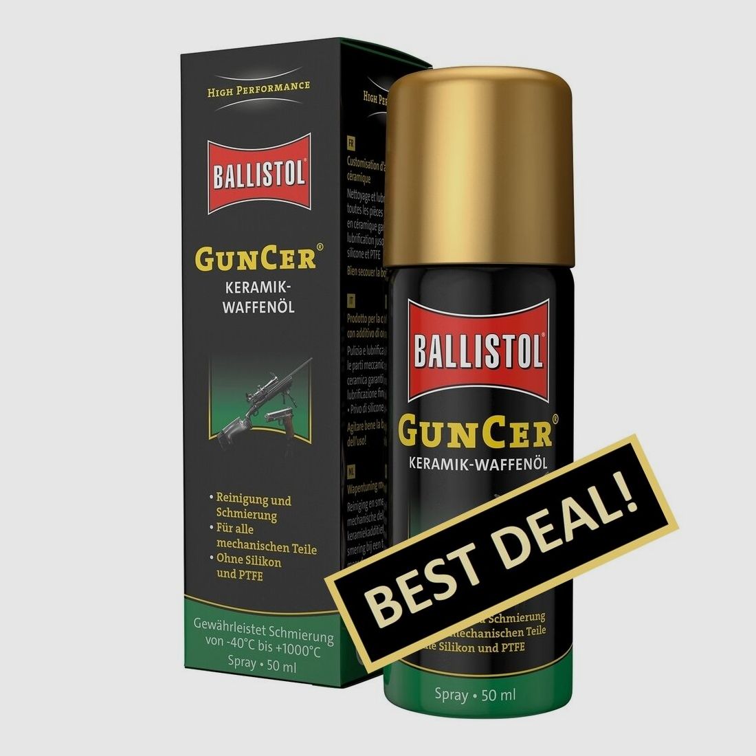 BALLISTOL Wapenolie GunCer Spray 50 ml